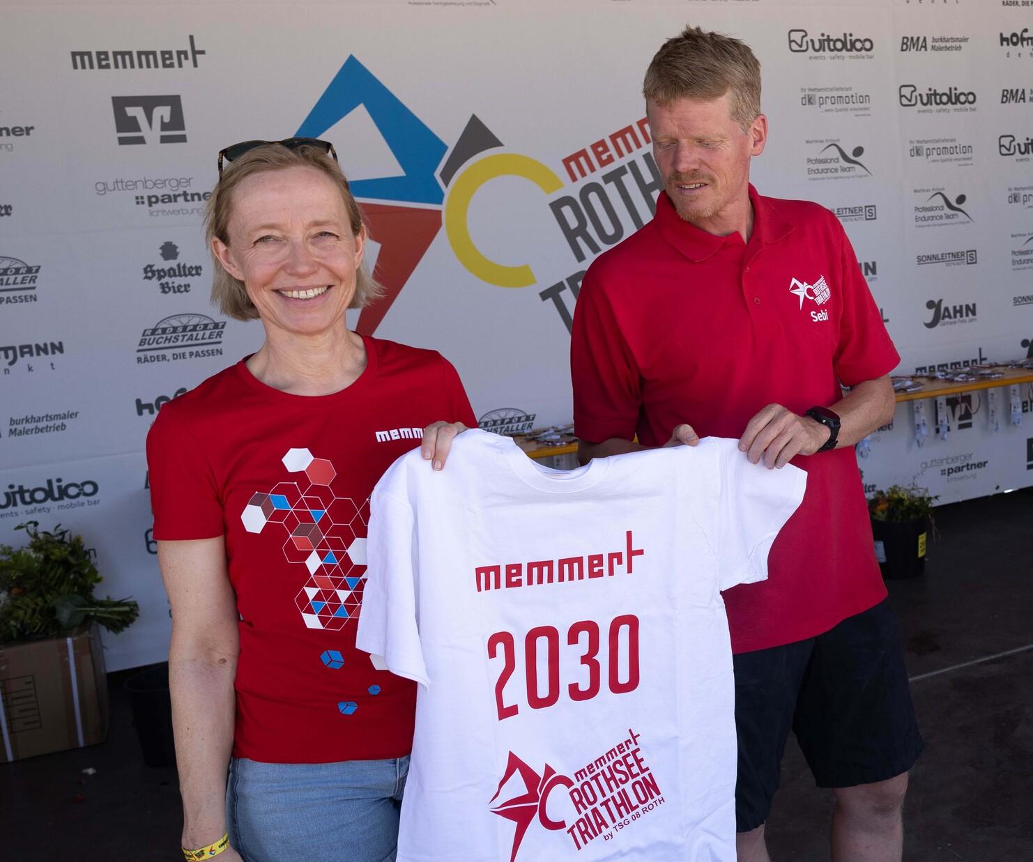 Sponsor Memmert verlängert Vertrag mit Rothsee Triathlon